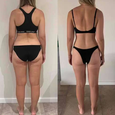 Client transformation 10, before and after