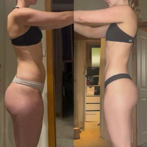 Client transformation 11, before and after