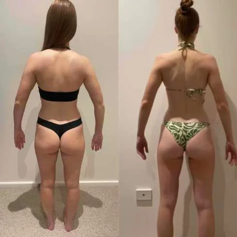 Client transformation 12, before and after