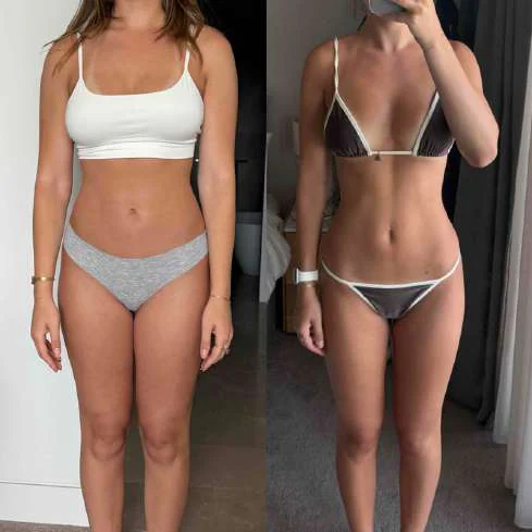 Client transformation 13, before and after