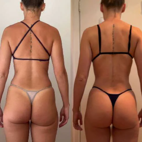 Client transformation 14, before and after