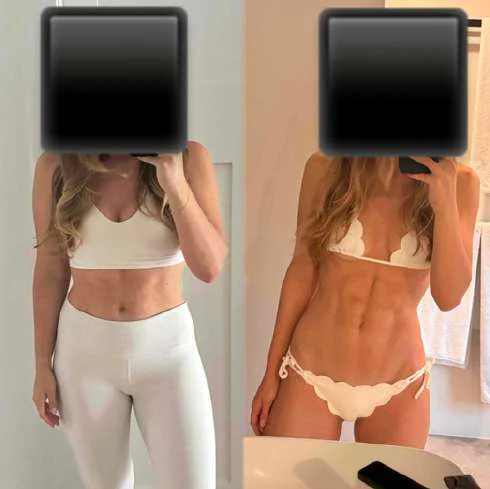 Client transformation 8, before and after