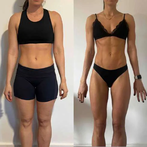 Client transformation 9, before and after